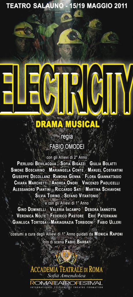 Electricity – Accademia Sofia Amendolea - Locandina