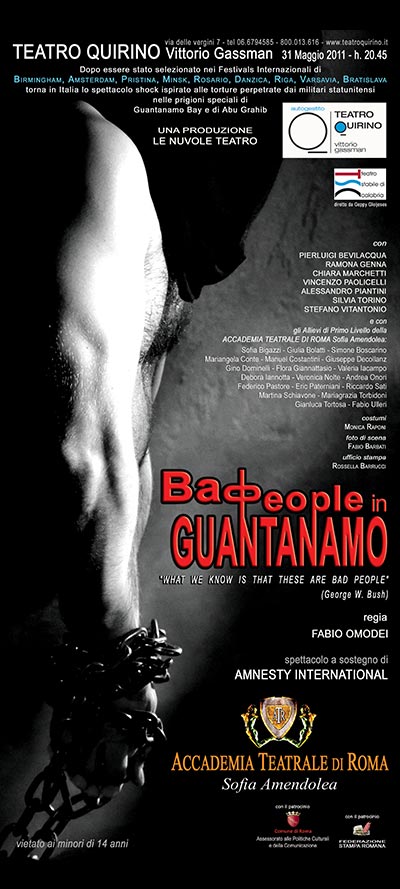 bad people in guantanamo – Accademia Sofia Amendolea –locandina