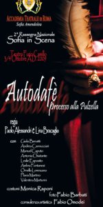 Autodafè – Accademia Sofia Amendolea - Locandina