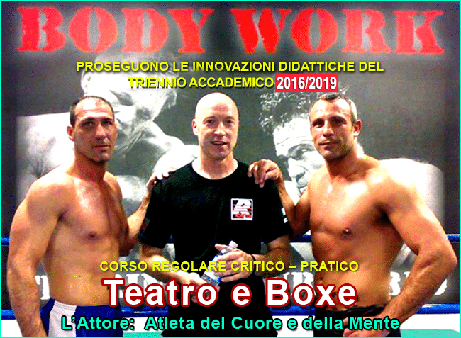 Boxe Materia dell'Accademia Teatrale di Roma